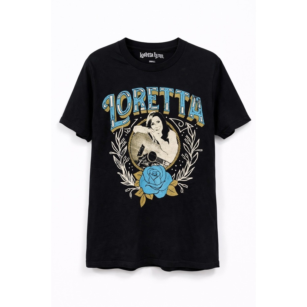 Loretta Lynn‎ Country Music Legend Graphic T Shirt Black Small